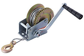 Лебідка барабанна Mastertool 450 кг x 10 м трос