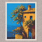 Алмазна мозаїка/вишивка Італійський пейзаж 40*50 см Орігамі OD 3441, фото 4