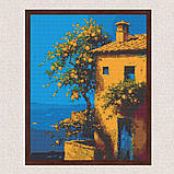 Алмазна мозаїка/вишивка Італійський пейзаж 40*50 см Орігамі OD 3441, фото 6