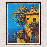 Алмазна мозаїка/вишивка Італійський пейзаж 40*50 см Орігамі OD 3441, фото 3