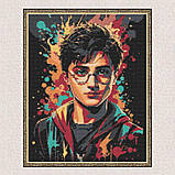 Алмазна мозаїка/вишивка Герої кіно. Гаррі Потер 40*50 см Орігамі OD 6001, фото 3