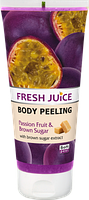 Пілінг для тіла Fresh Juice Пристрасний фрукт і коричневий цукор 200 мл