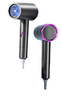 Фен із потужним потоком повітря Powerful Hair Dryer 2400 Вт Gray, фото 5