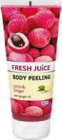 Пілінг для тіла Fresh Juice Лічі і імбир 200 мл