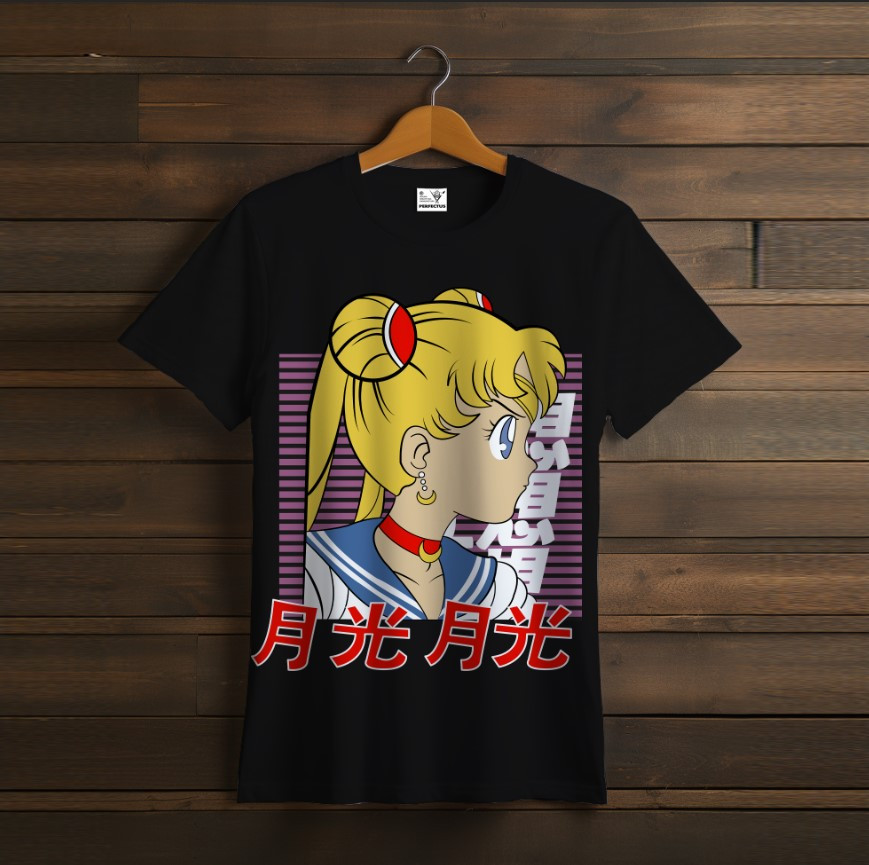 Футболка унісекс з принтом "Sailor Moon, Сейлор Мун, манга, аніме, персонаж, герої 8"