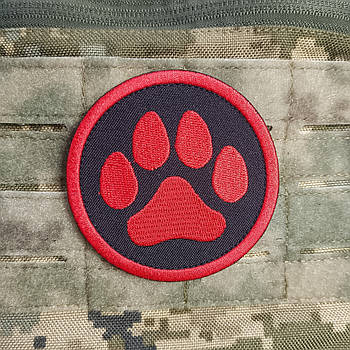 Шеврон Лапка на липучці для велкро патч