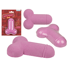 Бомбочка для ванн у формі пенісу з ароматом полуниці Bath Fizzer Penis Strawberry, 100 г