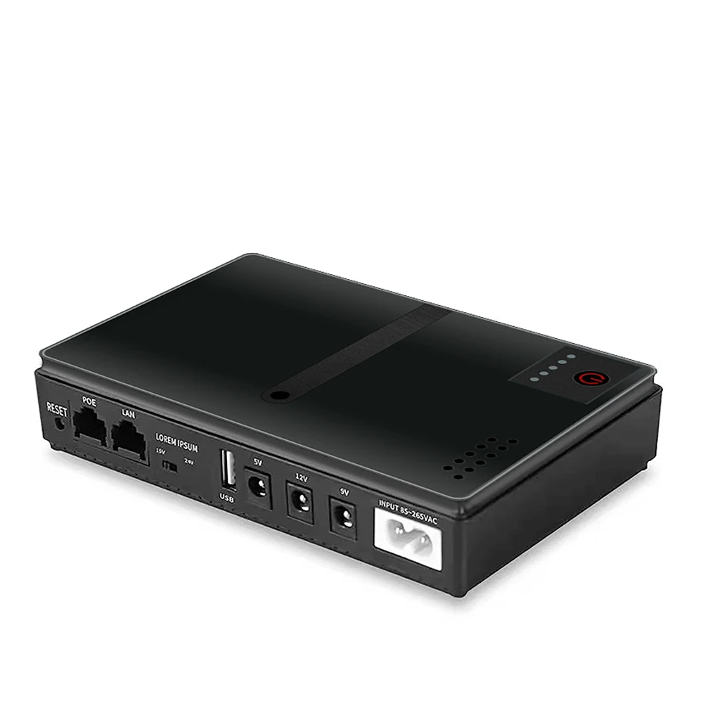 ДБЖ (power bank) для роутера UPS DC1018P джерело безперебійного живлення 18 Вт | 10400mAh | 5V/9V/12V