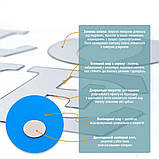 Дзеркальний декор акриловий самоклеючий Love срібло,11шт (D) SW-00002495, фото 4