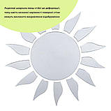 Дзеркальний декор акриловий самоклеючий срібло,15шт (D) SW-00002501, фото 2