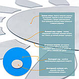 Дзеркальний декор акриловий самоклеючий срібло,15шт (D) SW-00002501, фото 4
