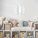 Дзеркальний декор акриловий самоклеючий срібло,15шт (D) SW-00002501, фото 5