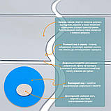 Дзеркальний декор акриловий самоклеючий 120*80мм срібло, 6шт (D) SW-00002509, фото 4