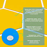 Дзеркальний декор акриловий самоклеючий 85*95мм золото, 12шт (D) SW-00002516, фото 4