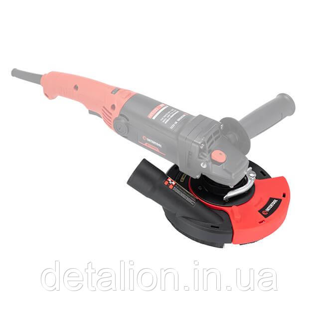 Кожух із пиловідводом під КШМ 125 мм, для шліфування INTERTOOL ST-0004, фото 1