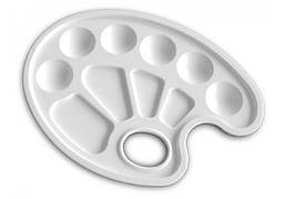 Палітра для малювання Irbis 0344 пластикова біла