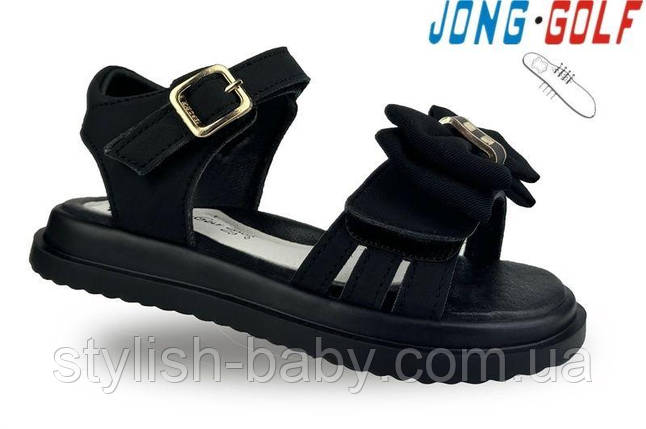 Дитяче літнє взуття гуртом. Дитячі босоніжки 2025 бренда Jong Golf для дівчаток (рр. з 26 по 31), фото 1