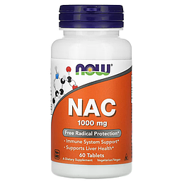 NAC 1000 мг Now Foods 60 таблеток