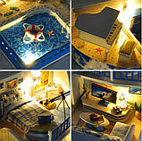 Румбокс Знайомство з Середземномор'ям DIY House Meet the Mediterranean Інтер'єрний конструктор TD-14 + купол, фото 6