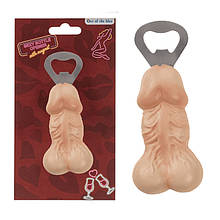 Сексуальна відкривачка для пляшок у формі пеніса з магнітом Sexy Bottle Opener With Magnet Penis, 12,5 см