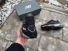 Чоловічі кросівки New Balance 9060 Black Castlerock чорні з сірим, фото 4