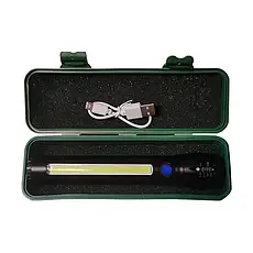 Акумуляторний ліхтарик у кейсі з бічним світлом та зарядкою від USB 16,5 см, фото 3