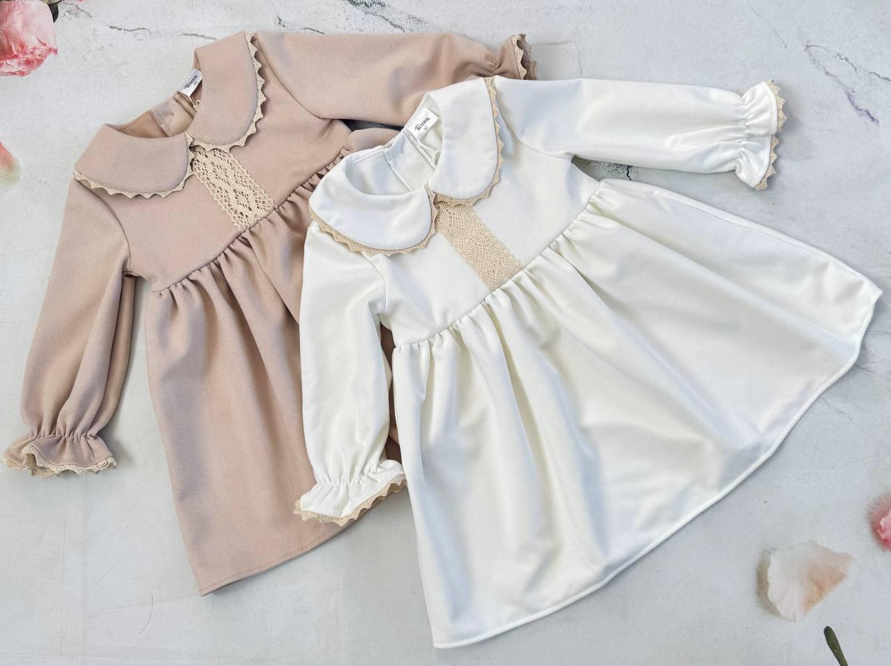 Сукня для дівчинки замш Мія, розміри 92 по 116р.