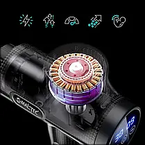 Масажер 7в1 + Додаткова охолоджуюча насадка PRO-GUN3800 7w1 MalTec, фото 3