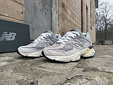 Чоловічі кросівки New Balance 9060 Rain Cloud сірі, фото 4