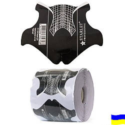 Форми для нарощування нігтів Starlet Professional, Метелик, Чорні, 300 шт/уп