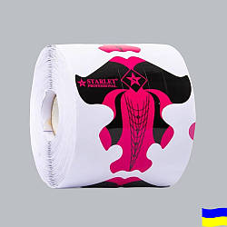 Форми для нарощування нігтів Starlet Professional, Метелик, Рожеві, 300 шт/уп