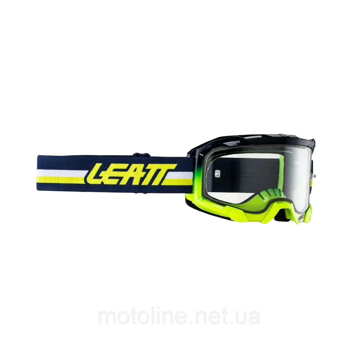 Окуляри Leatt Velocity 4.5 Blue, прозора подвійна лінза, фото 1