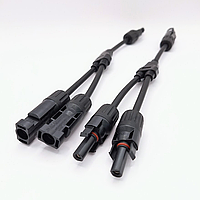 Розгалужувач двійник МС4 Т2 конектор-подовжувач для паралельного з'єднання сонячних панелей