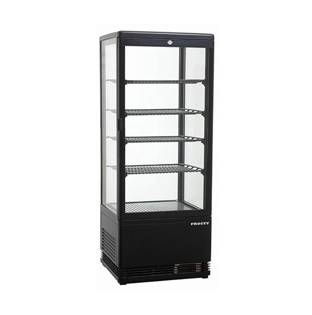 Шафа холодильна FROSTY RT-98B-1 Black