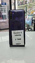 Смартфон Realme 5 3/64 GB, синій, б/в, фото 2