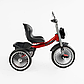 Велосипед триколісний дитячий у вигляді байка, музична фара, укр. озвучка, колеса EVA, Best Trike BS-69116, фото 2