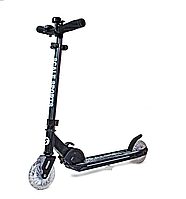 Дитячий самокат Scale Sports SS-22 з підсвічуванням деки та колесами, що світяться.