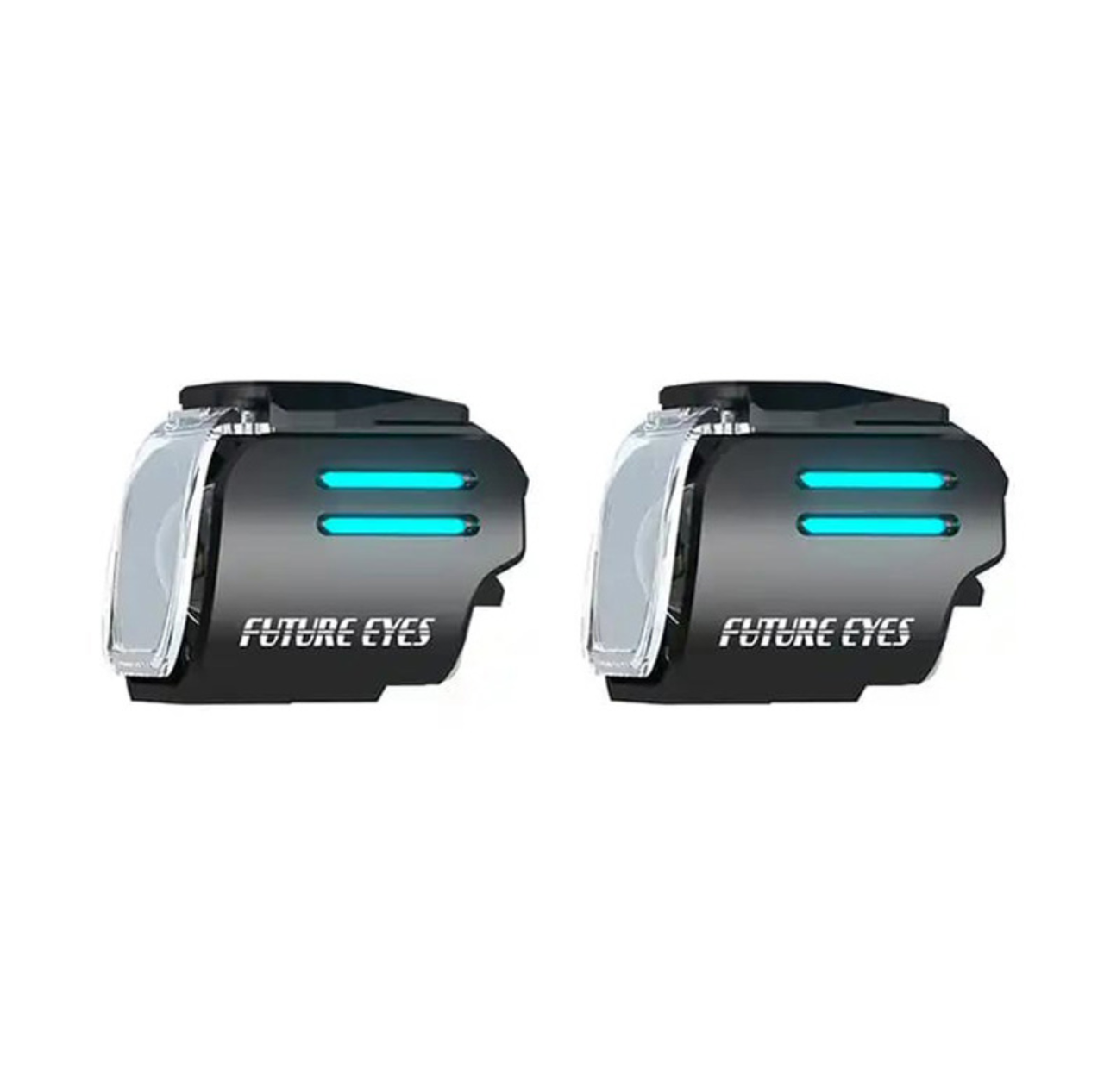 Мотофары Future Eyes UF1 LED DRL 68W ДХО голубой / ближнее белый / дальнее белый беспроводная кнопка