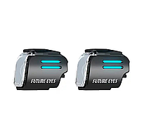 Мотофари Future Eyes UF1 LED Blue DRL 68W 5500Lm ДХО блакитний / ближнє жовтий / дальнє білий
