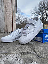 Чоловічі кросівки Adidas Forum Low FY7755 Cloud White білі Оригінал, фото 6