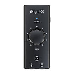 Гітарний процесор ефектів/аудіоінтерфейс для смартфона IK MULTIMEDIA iRIG USB