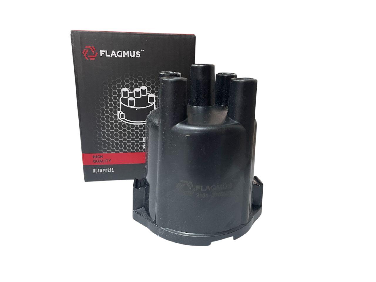 Кришка трамблера ВАЗ 2101 (чорна) FLAGMUS, фото 1