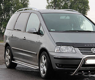 Пороги площадки Premium 2 шт нерж Volkswagen Sharan 1999-2009