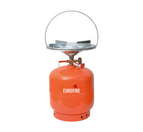 Балон газовий з пальником EuroFire 3 кг 9.5л (BG869-3)