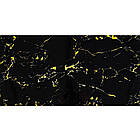 Стінова самоклеюча РЕТ плитка Чорний мармур 600*300*2 mm, фото 6