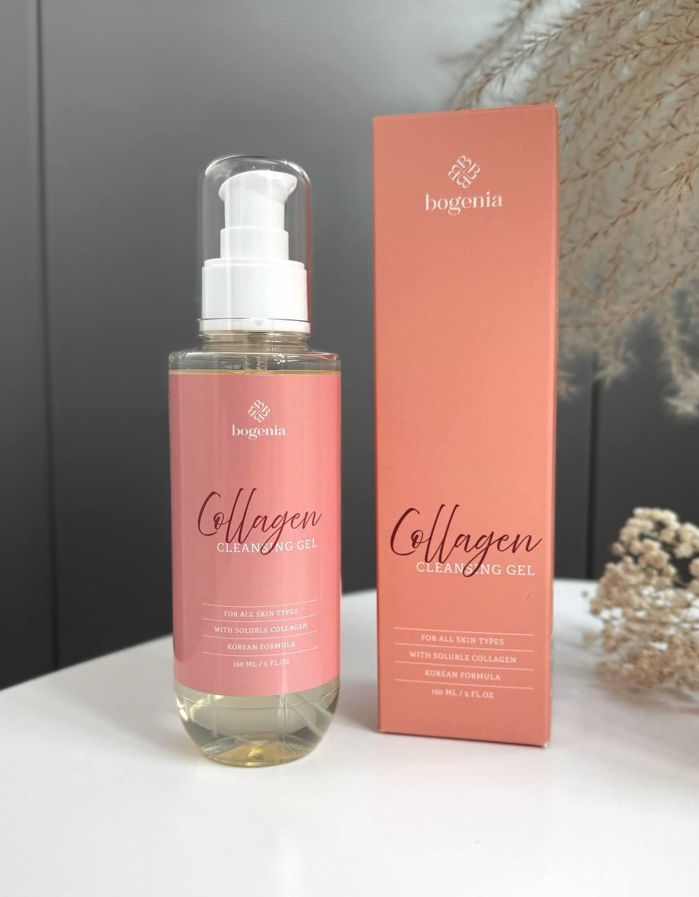 Гель для вмивання з колагеном Collagen Cleansing Gel Bogenia, 150 мл., фото 1