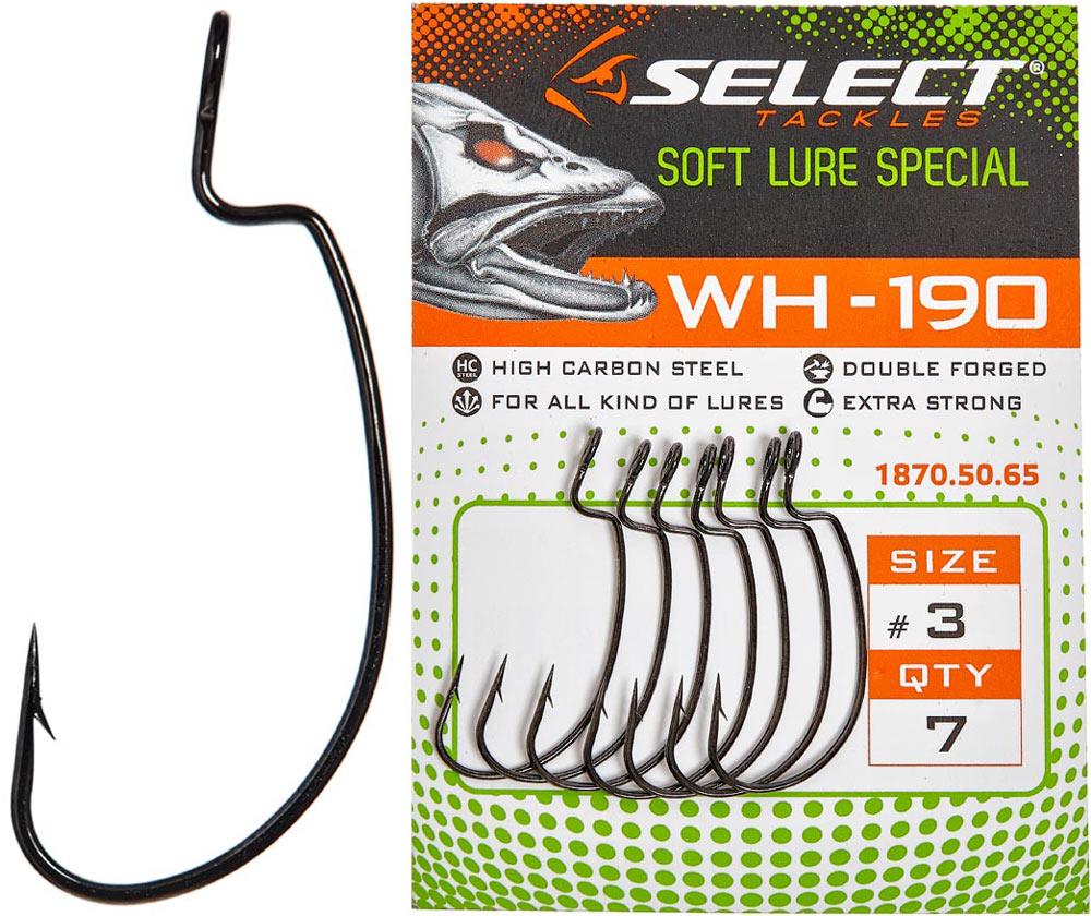 Гачок Select WH-190 #3 (7 шт/уп) офсетний, фото 1