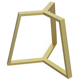 Каркас для журнального столу з металу Ø 600 мм, H 440 мм Золото