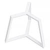 Каркас для журнального столу з металу Ø 600 мм, H 440 мм Білий, фото 2