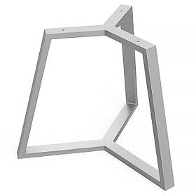 Каркас для журнального столу з металу Ø 600 мм, H 440 мм Сатин